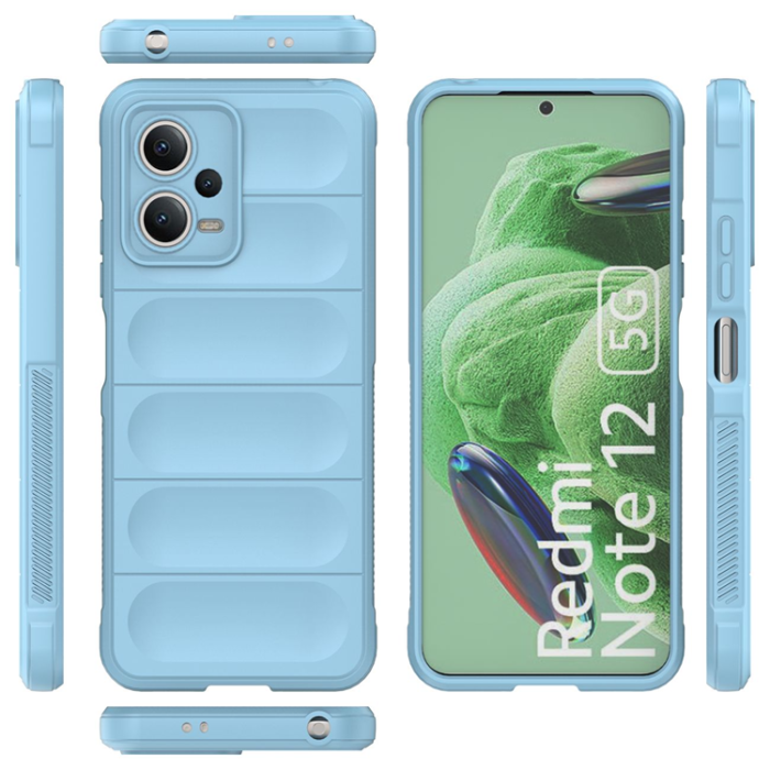OEM - Xiaomi Redmi Note 12/Poco X5 Mobilskal Magic Shield - Ljusblå
