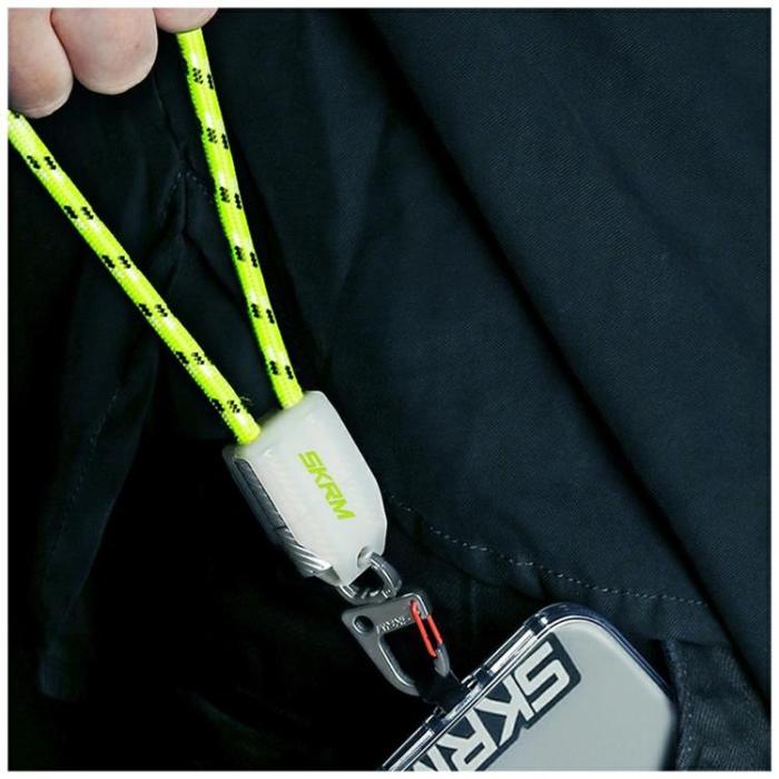 Skinarma - Skinarma 2in1 USB-C Till USB-C Kabel Handled Lanyard Dyno Ve - Beige