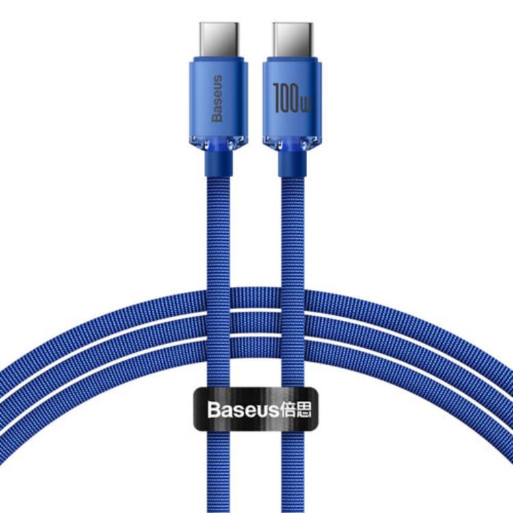 Baseus USB-C till USB-C 100W 1.2m - Blå | 3541 | AlltMobil