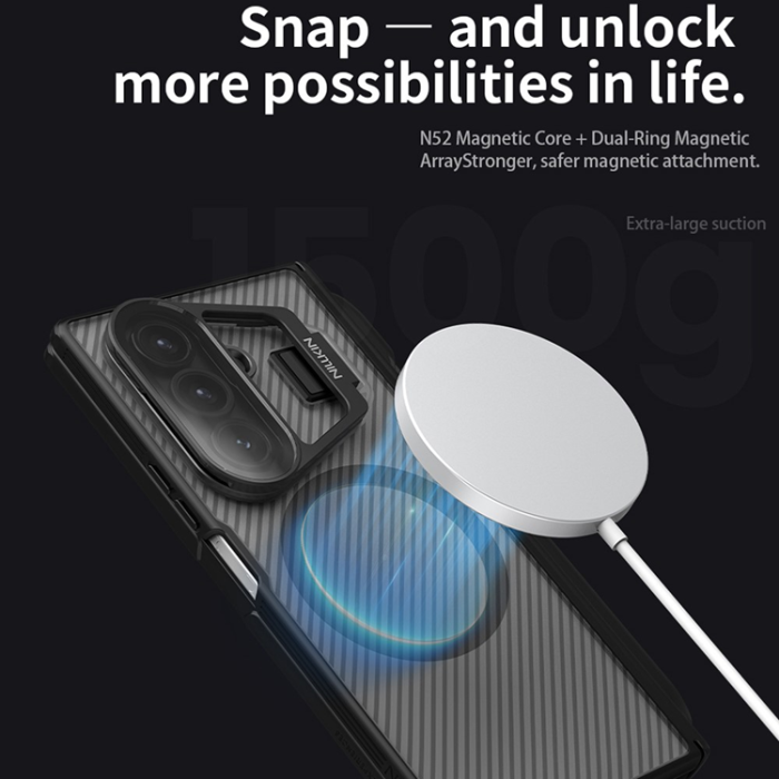Nillkin - NILLKIN Galaxy Z Fold 7 Mobilskal MagSafe Stylus CamShield Prop