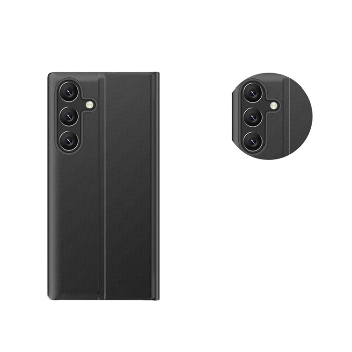 OEM - Galaxy A35 Fodral Sleep View med Flap - Blå