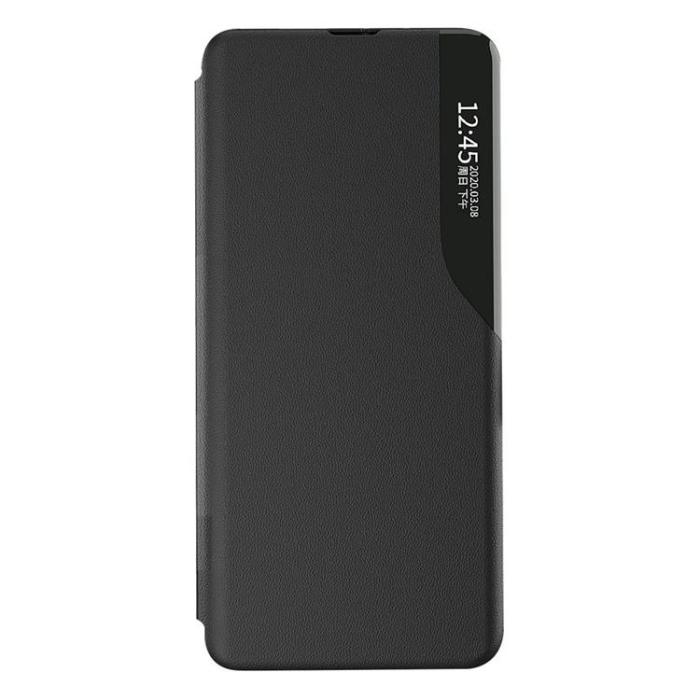 OEM - Eco Läder View Fodral Xiaomi Poco X4 NFC 5G - Svart