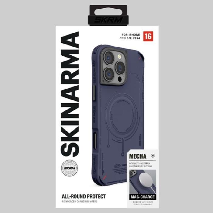 Skinarma - Skinarma iPhone 16 Pro Max Mobilskal MagSafe Mecha - Navy