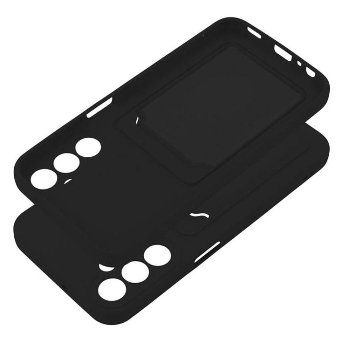 OEM - Galaxy A15 Mobilskal Korthållare - Svart