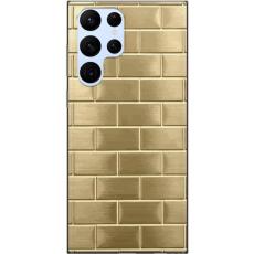 iSecrets - Mobilskal till Samsung Galaxy S22 Ultra 5G med Gyllene Murstenar