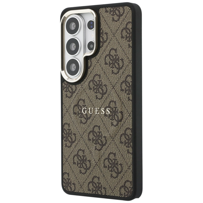 Guess - Guess Mobilskal För Galaxy S26 Ultra MagSafe 4G Embossed Ring - Brun