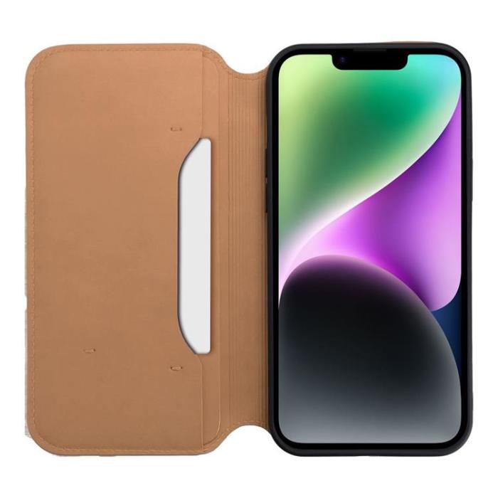 OEM - iPhone 14 Plus Plånboksfodral Dual Pocket - Guld