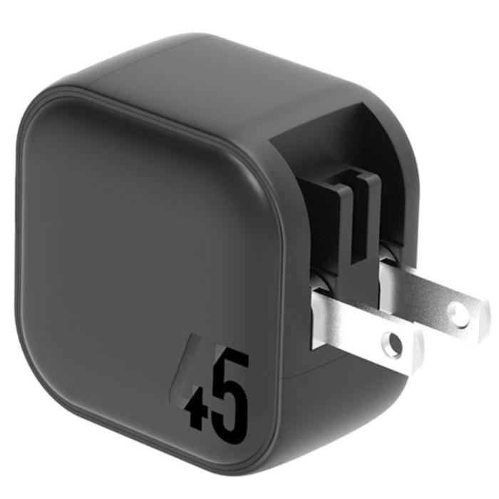 ENERGEA - Energea Snabbladdare 45W 2xUSB-C PD-PPS GaN45 US/EU Travelite