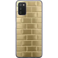 Gustaf - Mobilskal till Samsung Galaxy A03s med Gyllene Murstenar