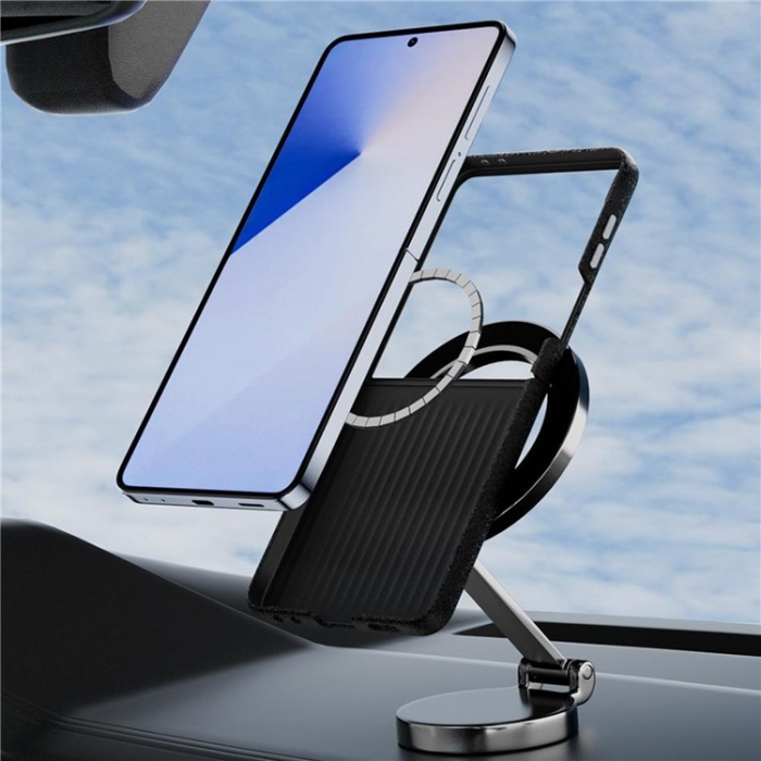 ABEEL - ABEEL Galaxy Z Flip 7 Mobilskal MagSafe Carbon Fiber