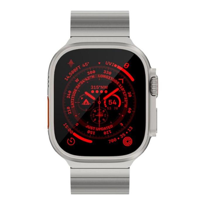 Just Mobile - Just Mobile Apple Watch Ultra 1/2 (49mm) Armband Titan - Silver