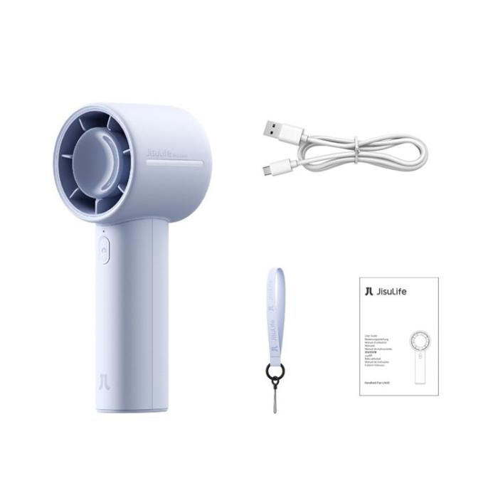 Jisulife - Jisulife Bärbar USB Handfläkt 4000 mAh Fan 10 - Blå