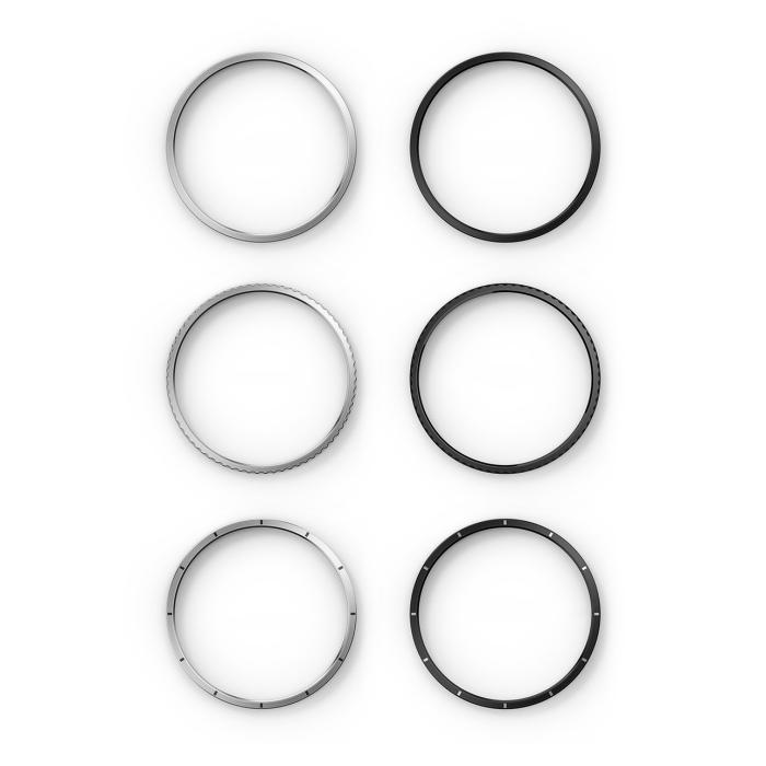 UTGATT5 - Ringke Galaxy Watch 5 Pro (45mm) Skal Bezel Styling Overlay - Silver