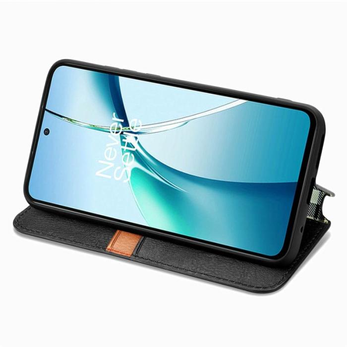 OEM - Plånboksfodral för Samsung Galaxy S26 Konstläder - Svart