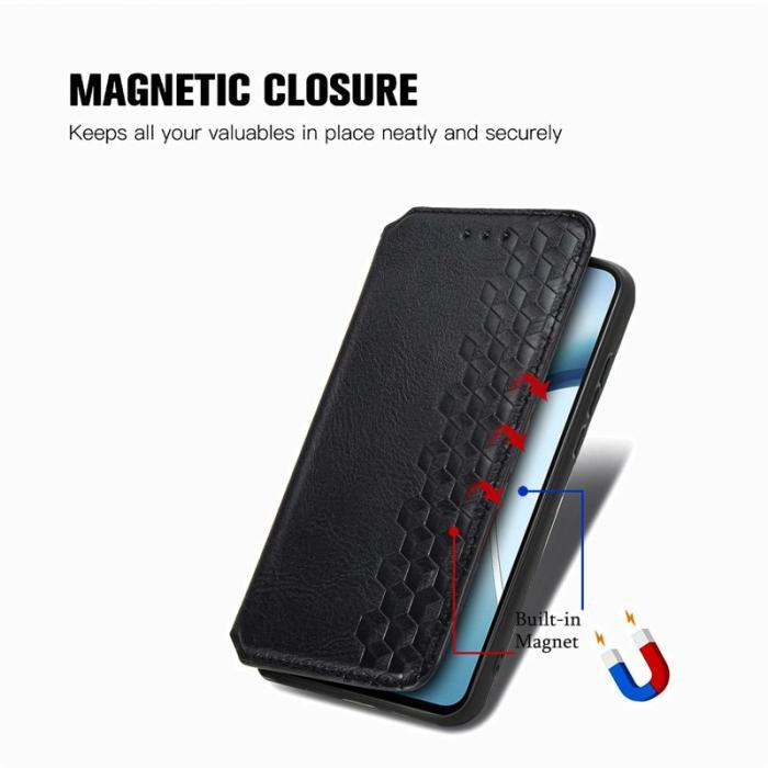 OEM - Plånboksfodral för Samsung Galaxy S26 Konstläder - Svart