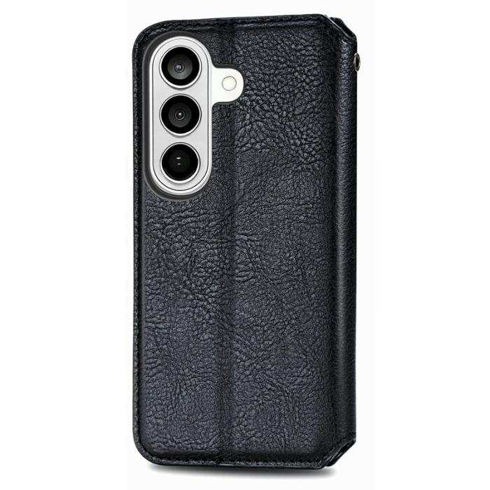 OEM - Plånboksfodral för Samsung Galaxy S26 Konstläder - Svart