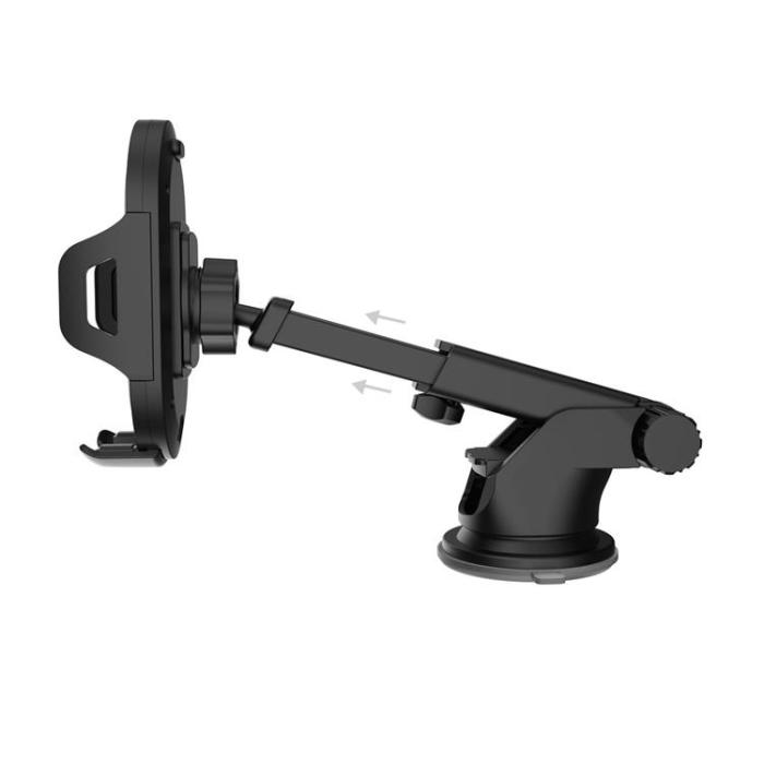 UTGATT1 - Dudao Telescopic Gravity Bilhållare Instrumentbräda - Svart