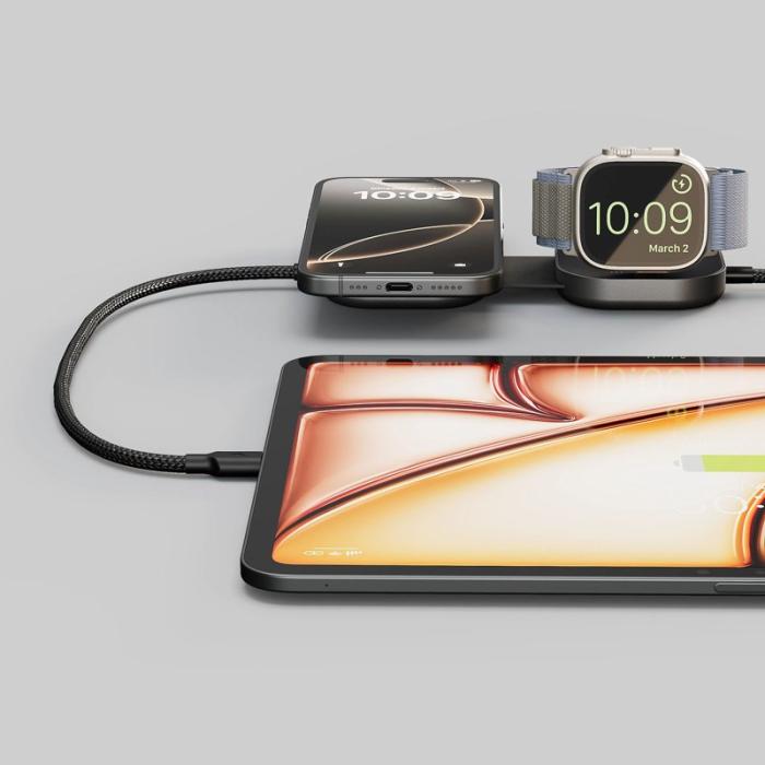 ZENS - ZENS Laddkabel USB-C Qi2 Pro 3 Svart