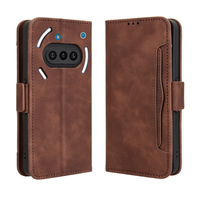 A-One Brand - Nothing Phone (3a) Plånboksfodral Läder - Brun