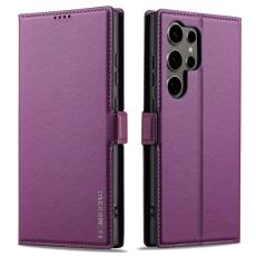 LC.imeeke - LC.IMEEKE Pl&aring;nboksfodral f&ouml;r Samsung Galaxy S26 Ultra Konstl&auml;der St&auml;ll - Lila
