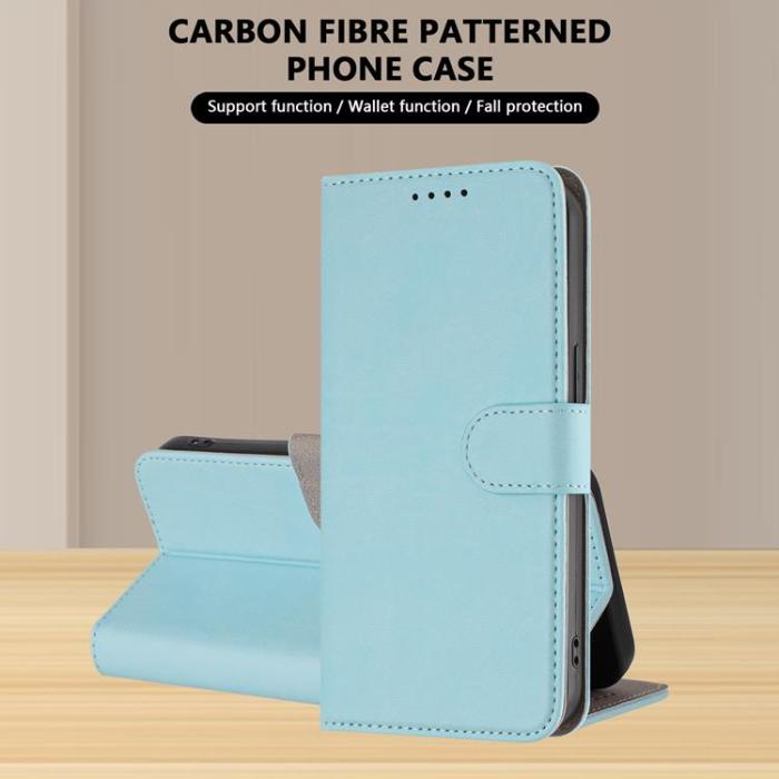A-One Brand - iPhone Air Plånboksfodral Solid Color - Babyblå