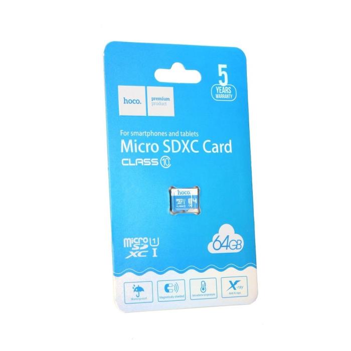 Hoco - HOCO minneskort microSD TF höghastighetsminne 64GB klass 10