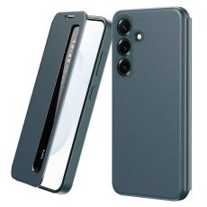 OEM - Mobilfodral f&ouml;r Samsung Galaxy S26 Smart View Konstl&auml;der - Gr&ouml;n