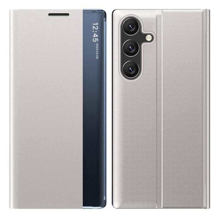 OEM - Mobilfodral för Samsung Galaxy S26 Scratch-resistant Konstläder - Silver