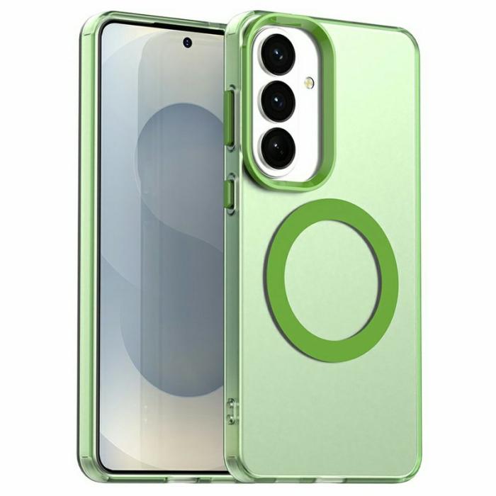 OEM - Mobilskal för Samsung Galaxy S26 Plus Magnetiskt Anti Drop - Grön