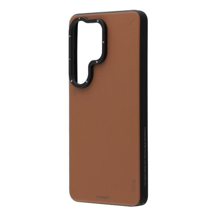 YOUNGKIT - YOUNGKIT Mobilskal för Samsung Galaxy S26 Ultra Magnetiskt PU + PC - Brons
