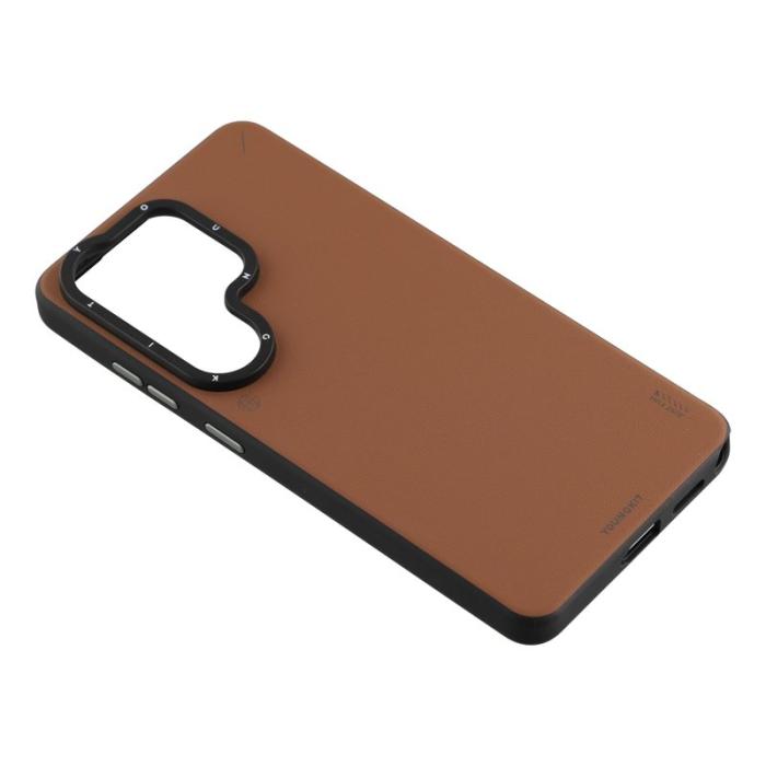 YOUNGKIT - YOUNGKIT Mobilskal för Samsung Galaxy S26 Ultra Magnetiskt PU + PC - Brons