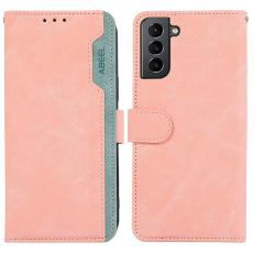 ABEEL - ABEEL Mobilskal till Samsung Galaxy S21+ 5G RFID-Skydding St&auml;ll - Rosa