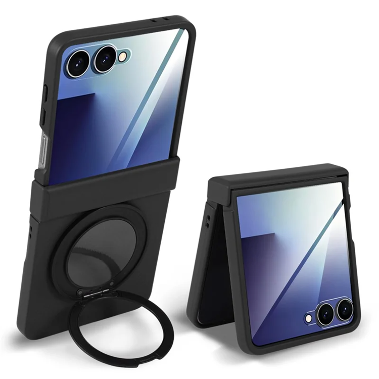 Galaxy Z Flip 7 5G Mobilskal MagSafe Kickstand Roterande (Svart) | 2353 | AlltMobil