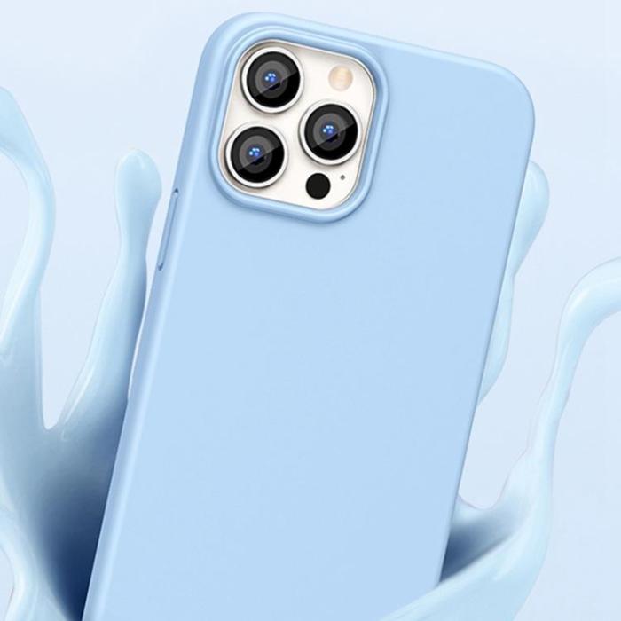 UTGATT1 - AZEADA iPhone 14 Pro Skal Ultra Slim Silicone - Lila