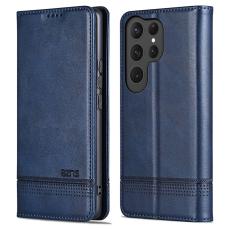 AZNS - AZNS Samsung Galaxy S25 Ultra Pl&aring;nboksfodral Konstl&auml;der - Bl&aring;