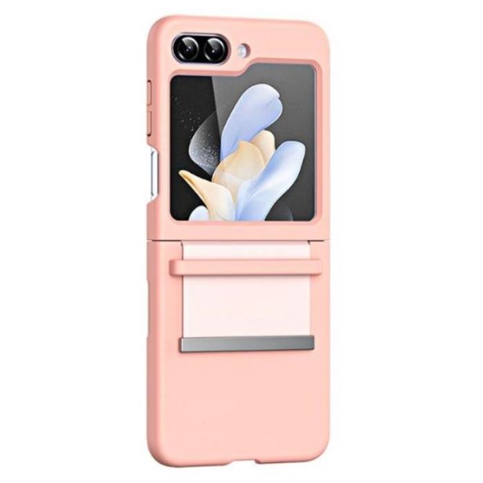 OEM - Galaxy Z Flip 5 Mobilskal Retractable Strap Hinge - Rosa