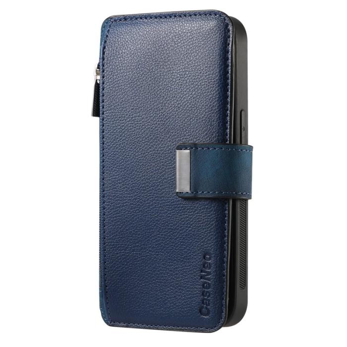 CASENEO - CASENEO OnePlus 11 5G Plånboksfodral MW-02 Konstläder - Blå