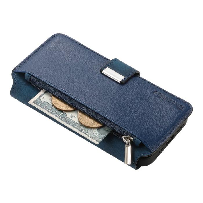 CASENEO - CASENEO OnePlus 11 5G Plånboksfodral MW-02 Konstläder - Blå