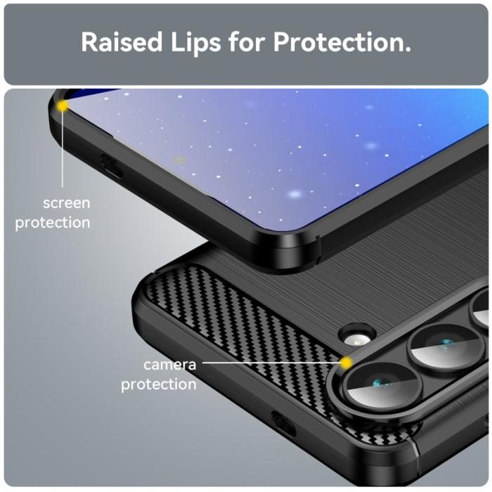 WANLONFENG - WANLONFENG Mobilskal till Samsung Galaxy S26 TPU LS Series - Svart