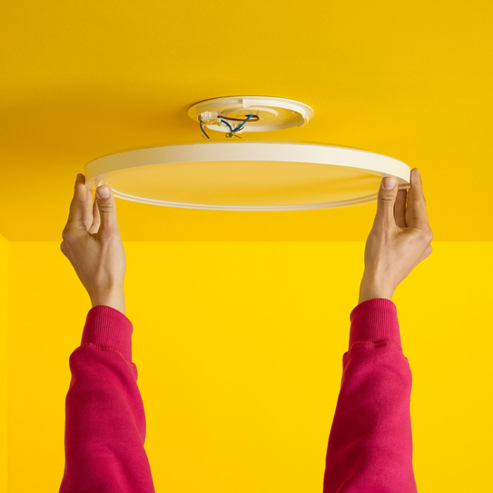 Wiz - Wiz WiFi SuperSlim Plafond Ø430 22W 2450lm Varm-kallvit