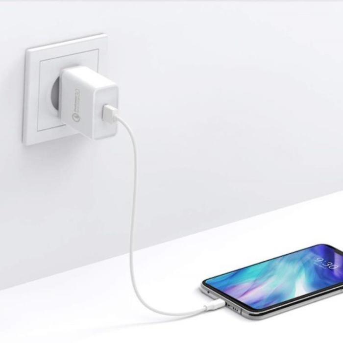 Ugreen - Ugreen CD122 Quick Väggladdare 3.0 USB - Vit