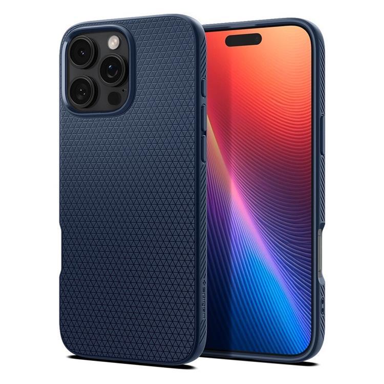 Spigen iPhone 16 Pro Max Mobilskal Liquid Air - Marinblå | 2353 | AlltMobil