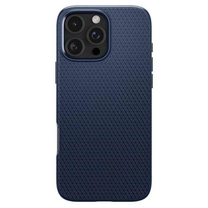 Spigen - Spigen iPhone 16 Pro Mobilskal Liquid Air - Marinblå