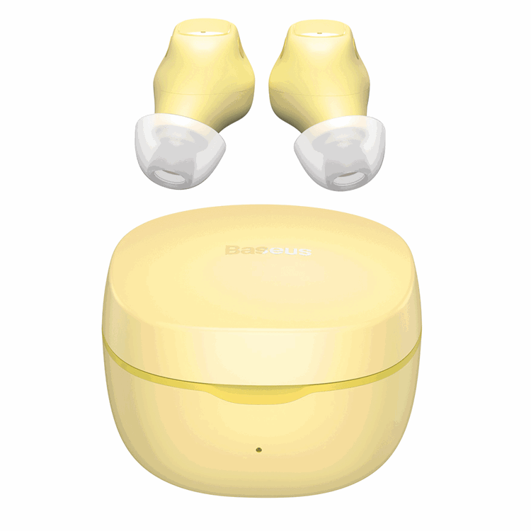 Baseus Trådlösa Hörlurar In-Ear TWS Bluetooth - Gul | 505771 | AlltMobil