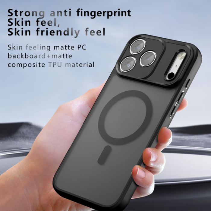 A-One Brand - iPhone 17 Pro Mobilskal MagSafe TPU+PC Matte - Svart