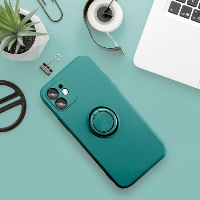 OEM - Xiaomi Redmi Note 12 4G Mobilskal Ringhållare Silikon - Grön
