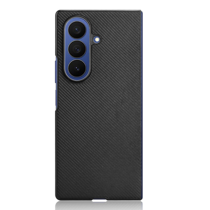 A-One Brand - Galaxy Z Fold7 Mobilskal Shockproof Carbon Fiber - Svart
