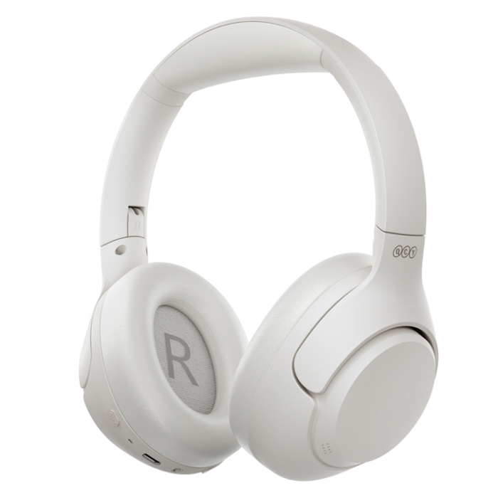 QCY - QCY Trådlös Hörlurar On-Ear H3 med Hi-Res Audio - Vit
