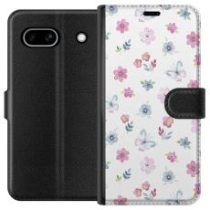 iSecrets - Plånboksfodral till Google Pixel 7a med Blommor och fjärillar