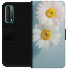 Gustaf - Pl&aring;nboksfodral till Huawei P smart 2021 med Sommarblommor